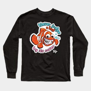 Funny Evil Clownfish Long Sleeve T-Shirt